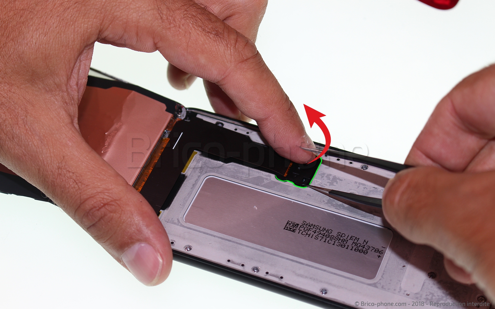 Changement du lecteur d'empreinte digitale sur Galaxy A6 2018 photo 1